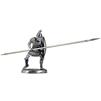 Amazon | 紀元前4世紀のマケドニアの槍を持つ兵士。金属の彫刻